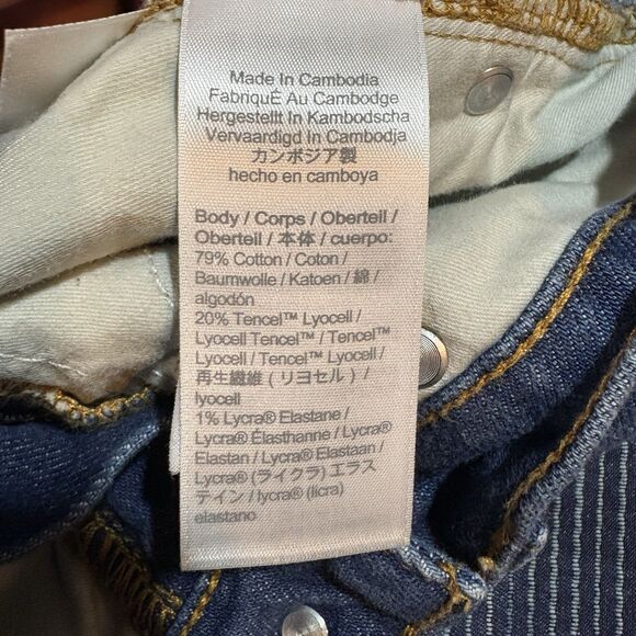 J.Crew Demi Boot Jeans Womens 27 Lantern Wash Crop Raw Hem Boho Casual Modern - Picture 7 of 12